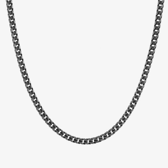 Nomination B-Yond Fishbone Black Stainless Steel Necklace