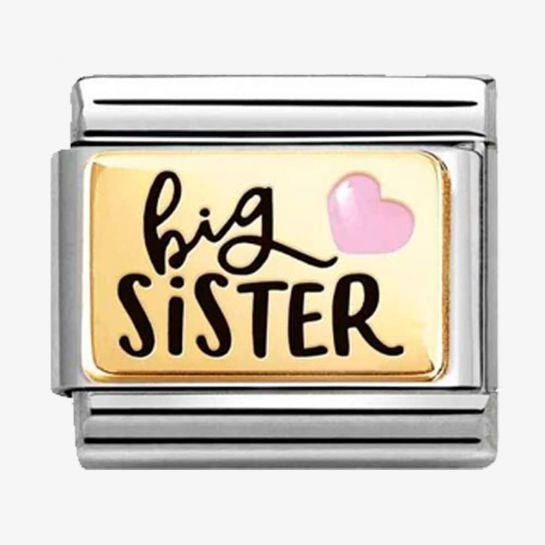 Nomination Gold Big Sister Charm