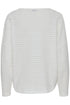 b.young Riley V-Neck Pullover Off White