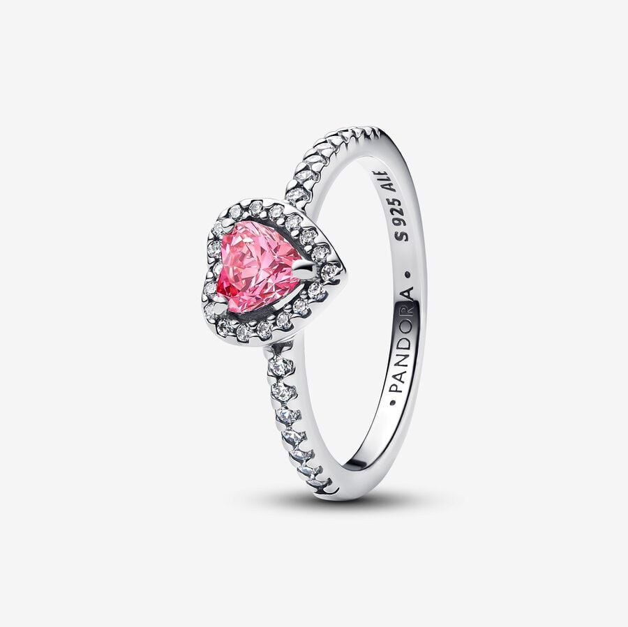 Pandora Elevated Pink Heart Ring – Tylers Department Store