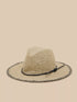 White Stuff Summer Fedora Hat Natural Multi