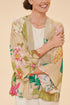Powder Tropical Flora & Fauna Kimono Jacket - Coconut