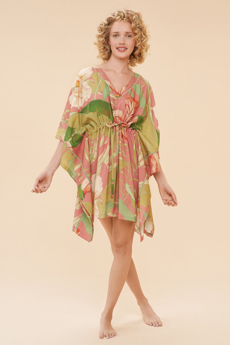 Powder Beach Cover Up - Delicate Tropical - Candy