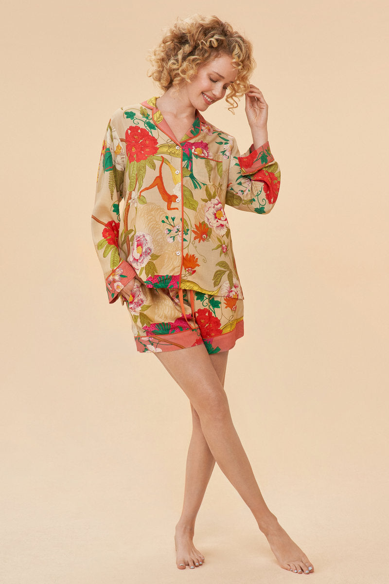 Powder Supersoft Pyjamas - Tropical Flora & Fauna Coconut – Tylers  Department Store