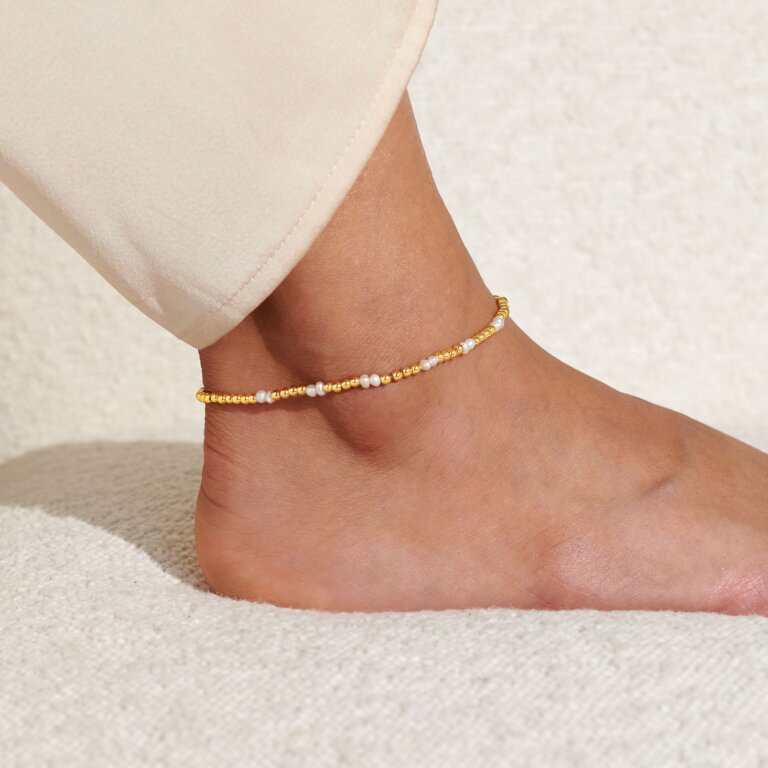 Joma Pearl Gold Anklet