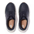FitFlop F-Mode Leather/Suede Flatform Trainers Midnight Navy
