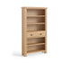 Provence Oak Large Bookcase With Drawer.
