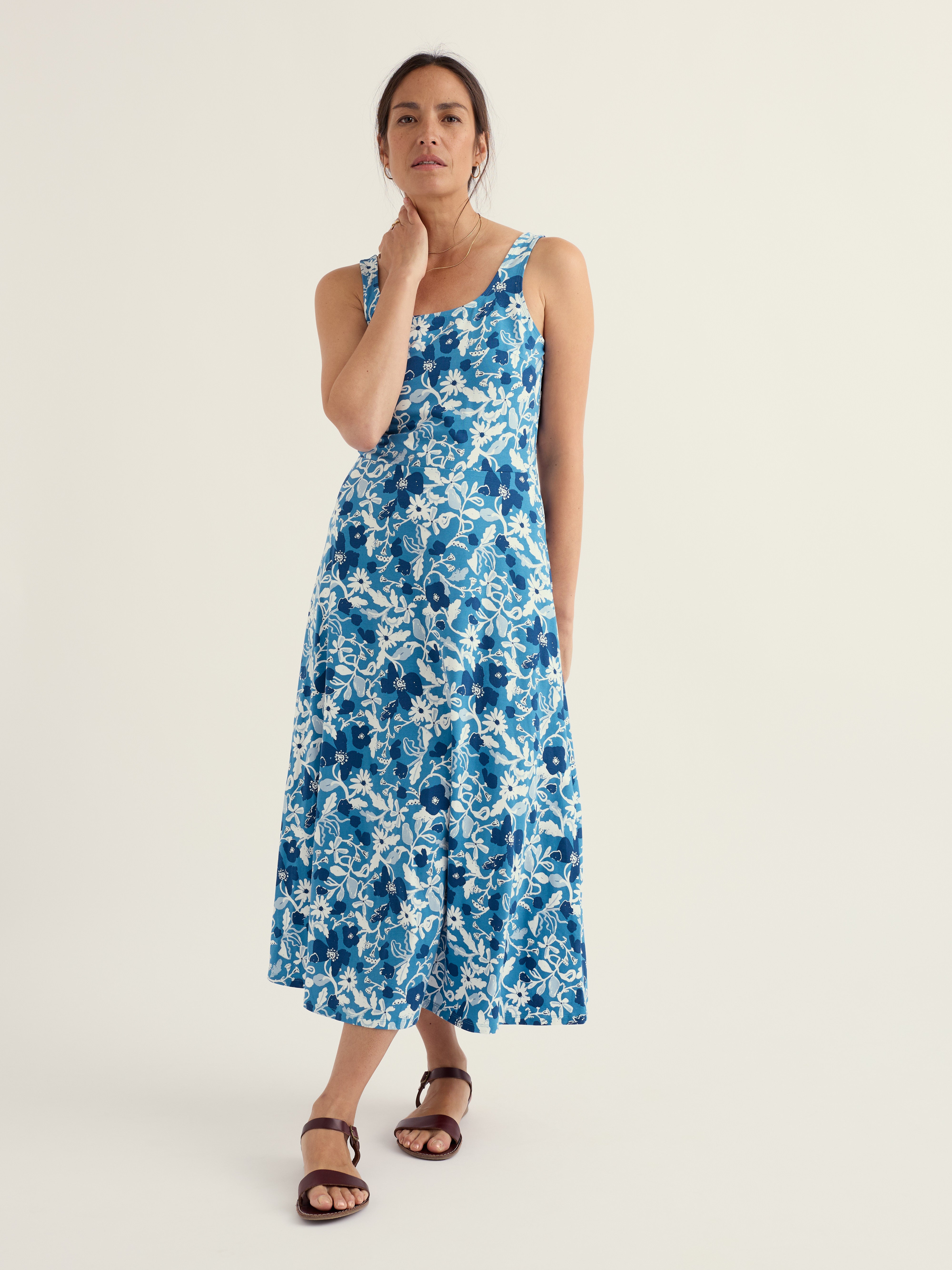 Seasalt Sun Gleam Dress Winding Meadow Sailboats – Tylers Department Store