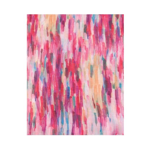 Pure Fashions Abstract Scarf Pink