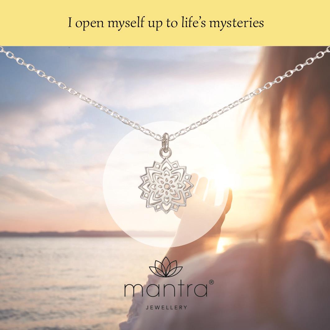 Mantra Crown Chakra Necklace | Sterling Silver