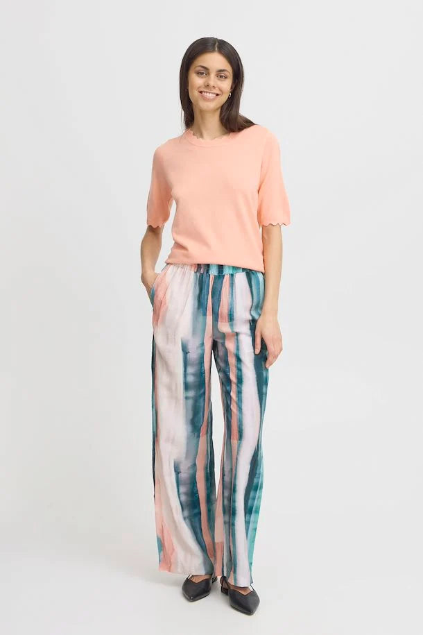 Fransa Linny Trousers Hot Coral