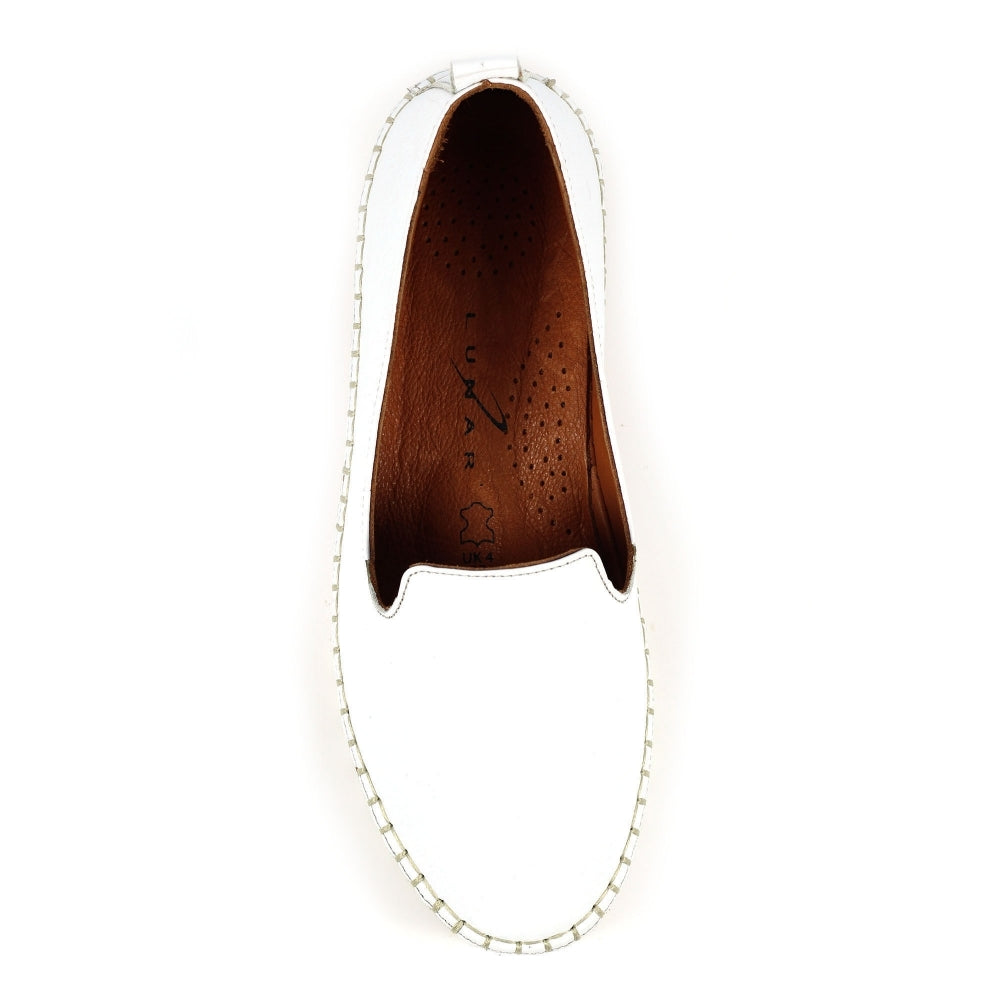 Lunar Kenley White Leather Shoe