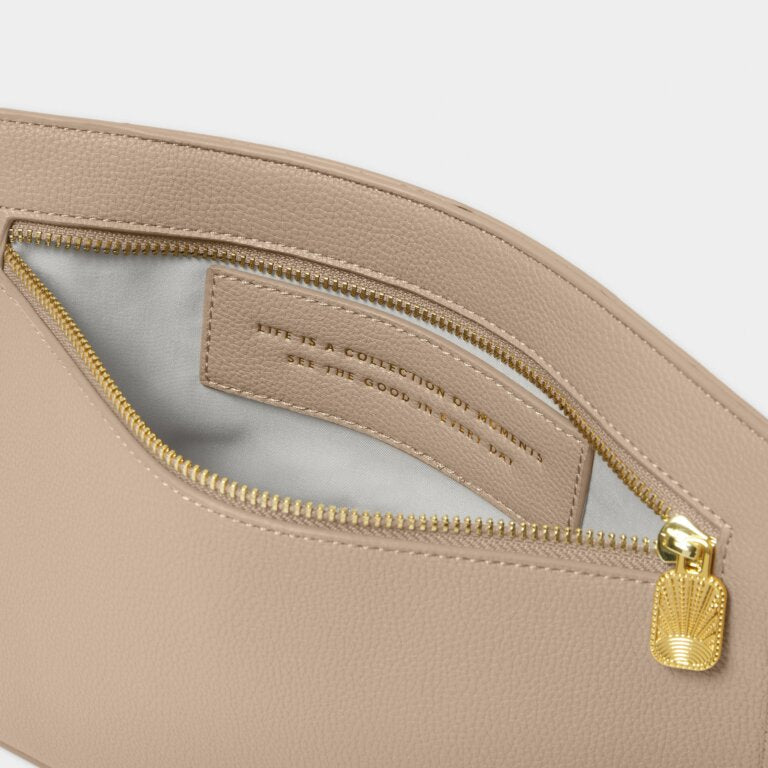 Katie Loxton Light Taupe See The Good In Everyday Keepsake Charm Pouch