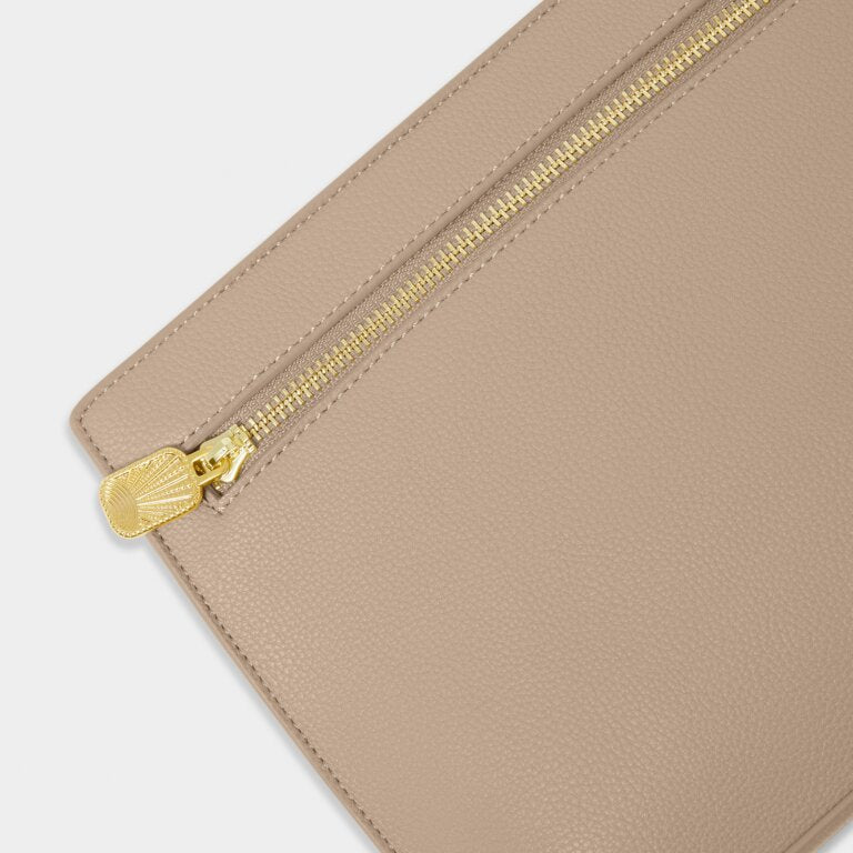 Katie Loxton Light Taupe See The Good In Everyday Keepsake Charm Pouch