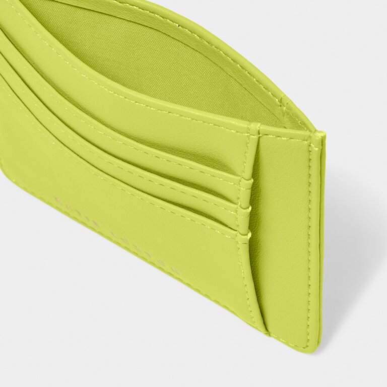 Katie Loxton Lime Green Lily Card Holder