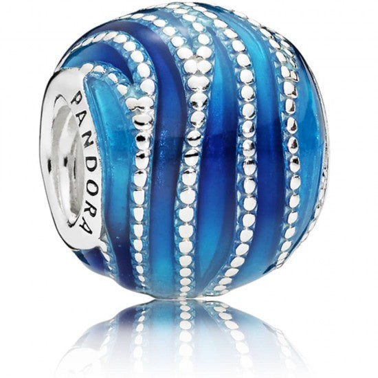 Pandora blue ripples on sale charm