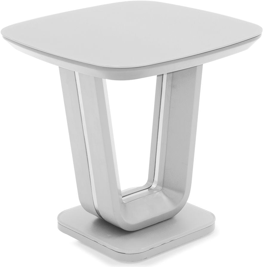 Luciana Lamp Table - White