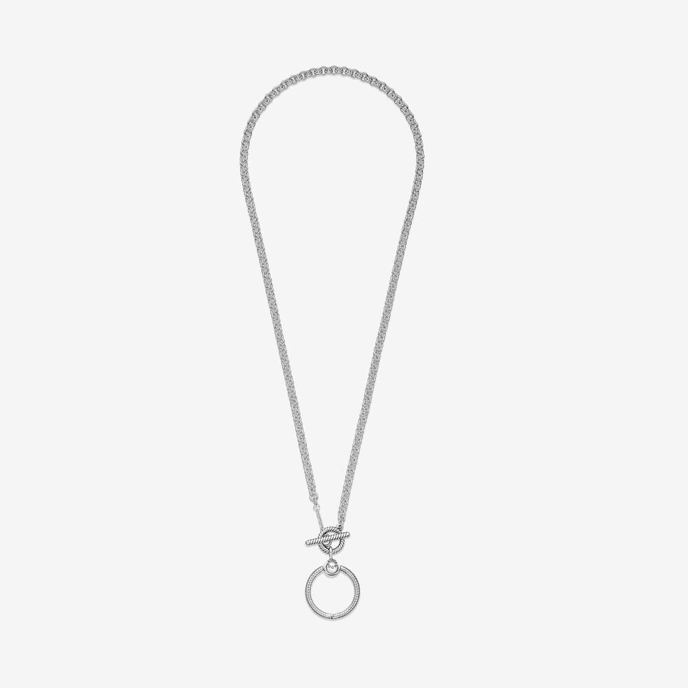 Pandora Moments O Pendant T-bar Necklace – Tylers Department Store
