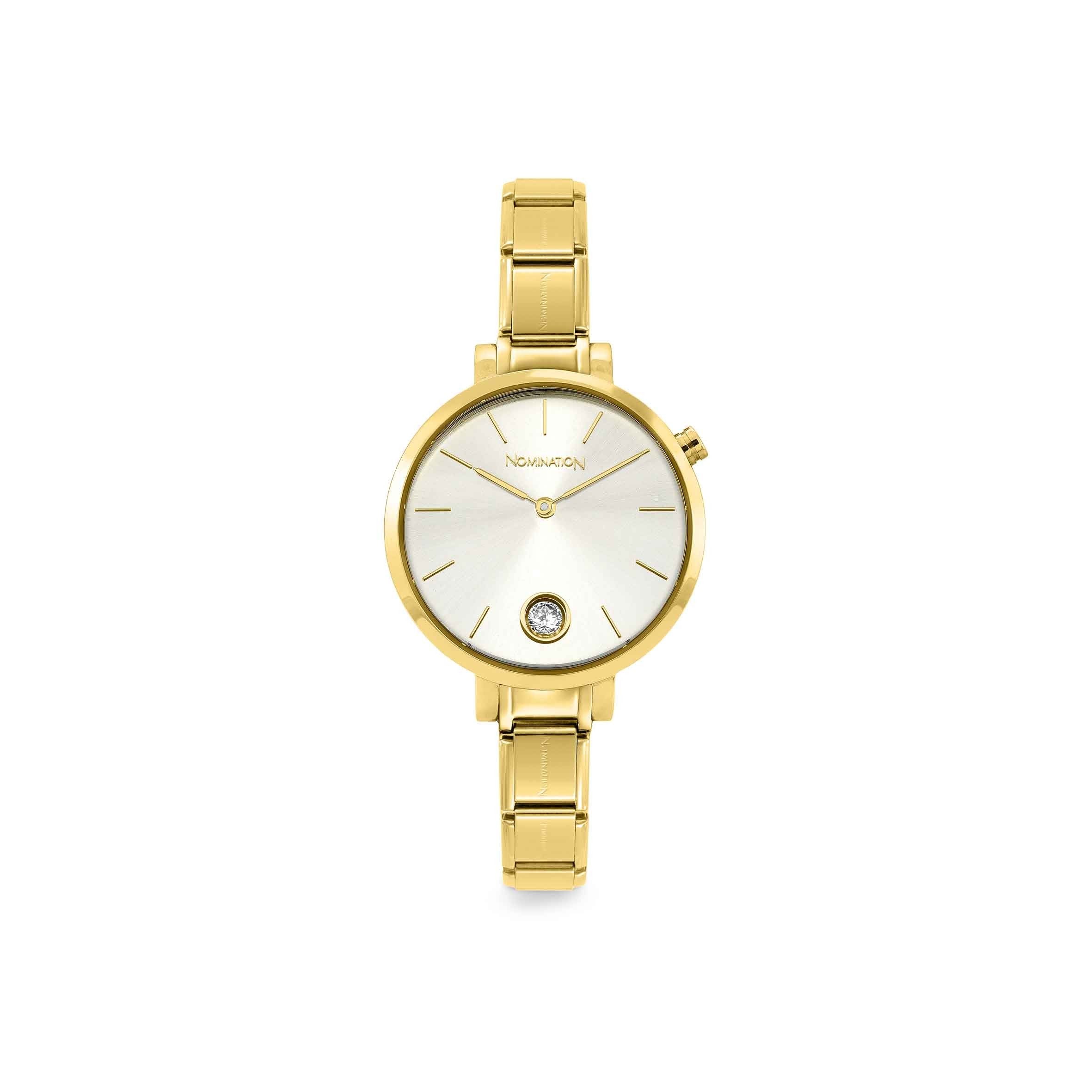 Nomination Paris Gold PVD with Mother of Pearl