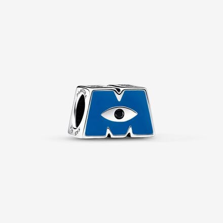 Pandora Disney Pixar Monsters, Inc. Logo M Charm