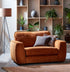 Carson Snuggle Sofa Chair Contrast Piping