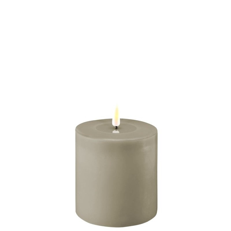 Sand LED 3D Real Flame Pillar Candle 10cm X 10cm