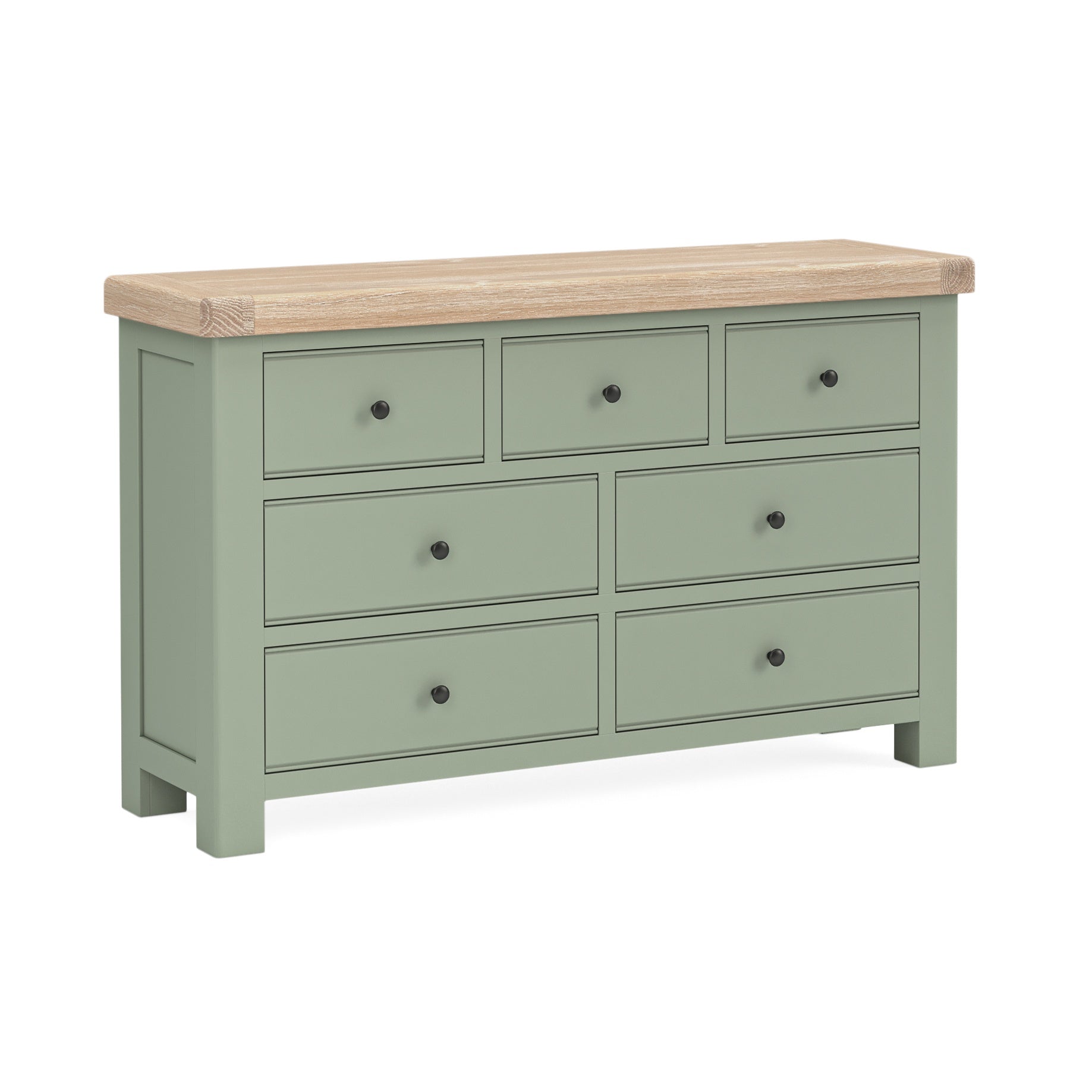 Provence Oak Sage 3 Over 4  Chest of Drawers