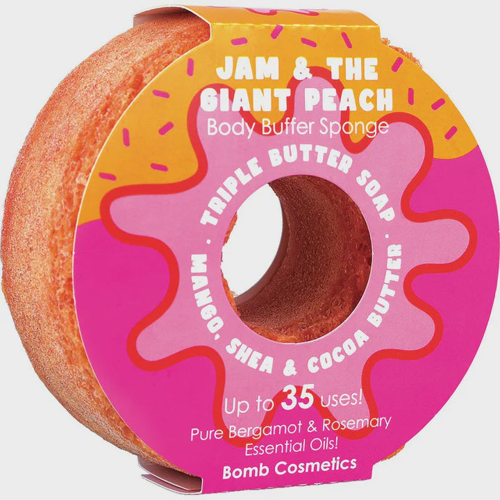 Jam & The Giant  Peach Body Buffer Sponge