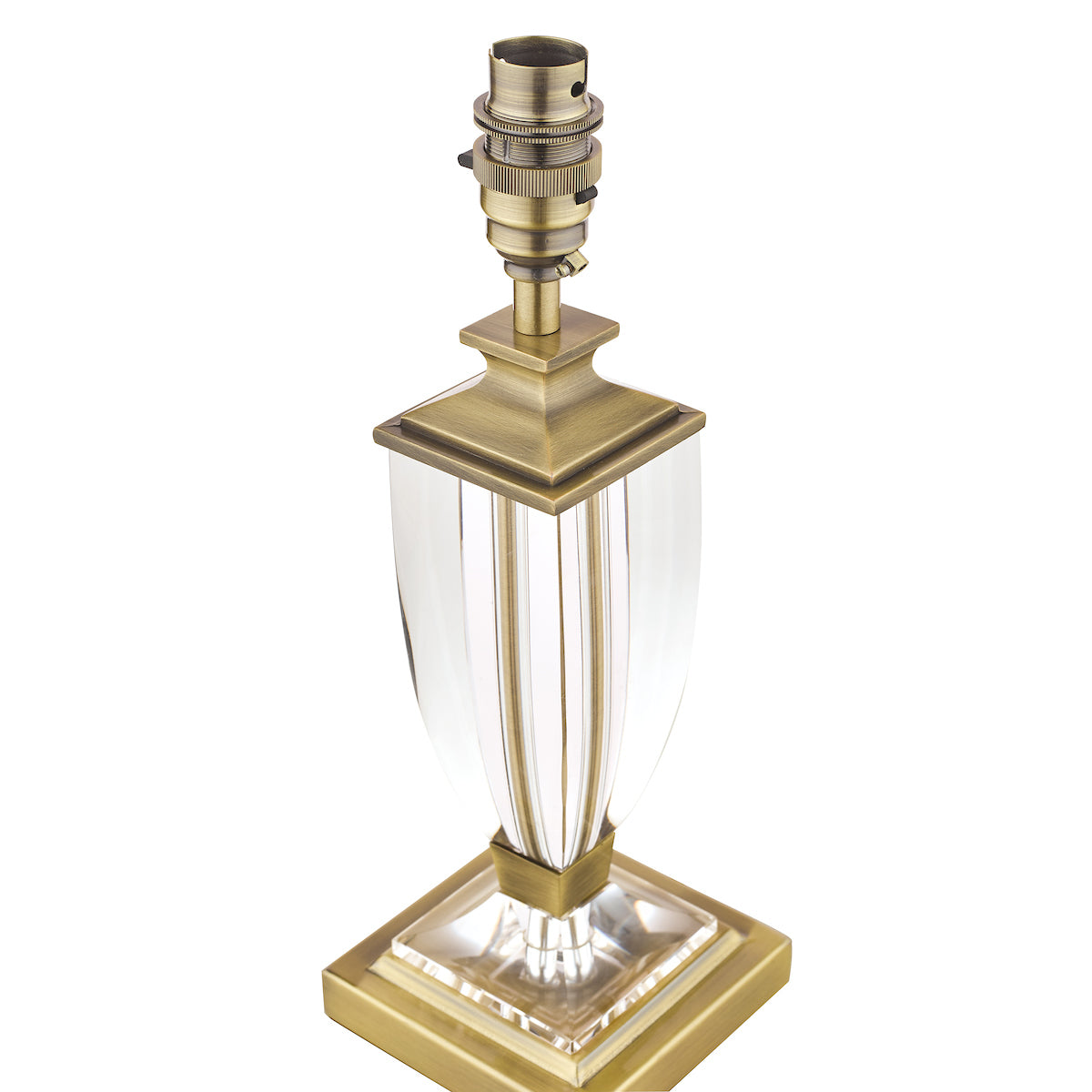 Laura Ashley Carson LA3688771-Q Antique Brass & Crystal Table Lamp Base Small