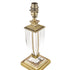 Laura Ashley Carson LA3688771-Q Antique Brass & Crystal Table Lamp Base Small
