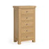 Provence Oak Tallboy Chest Of Drawers.