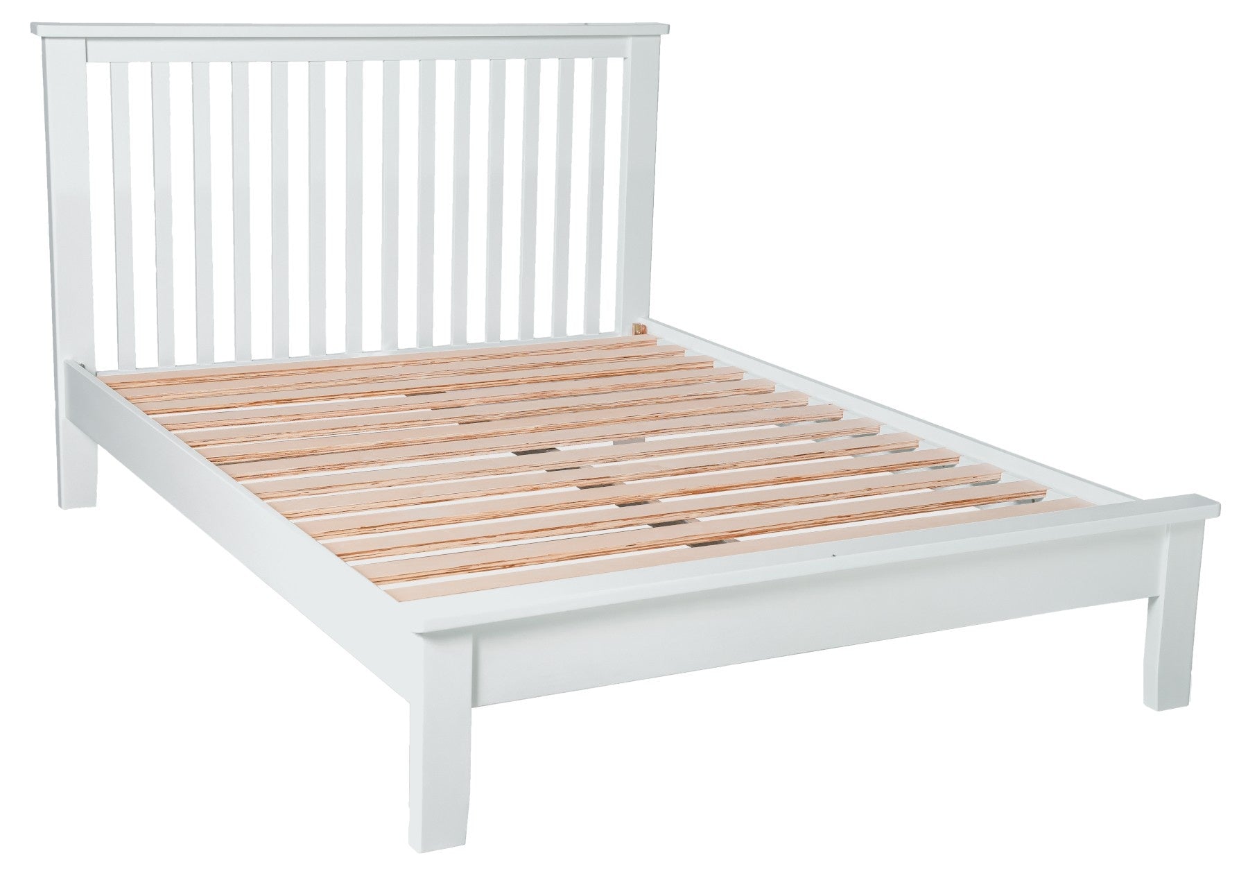 Oxford 5ft King Size Bed White