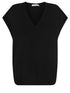 Amazing Woman Pirie V-Neck Easy Fit Tank Top Black.