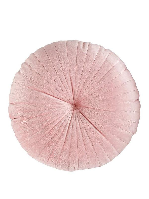 Pink Round Velvet  Cushion