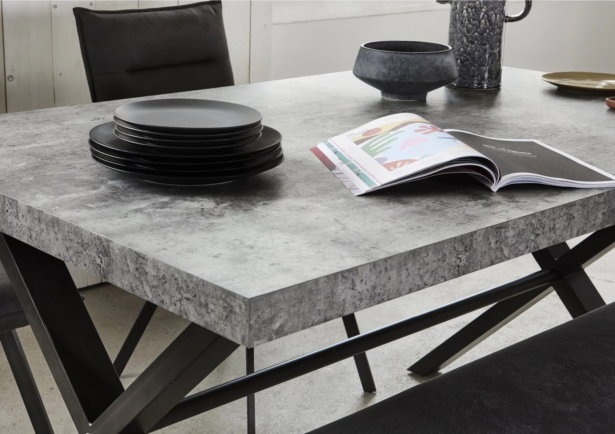 Classic Fusion Stone Small Dining Table FSDT150ST