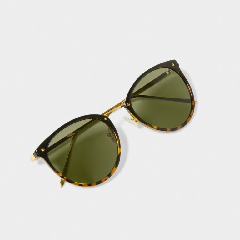Katie Loxton Gradient Black Tortoiseshell Santorini Sunglasses