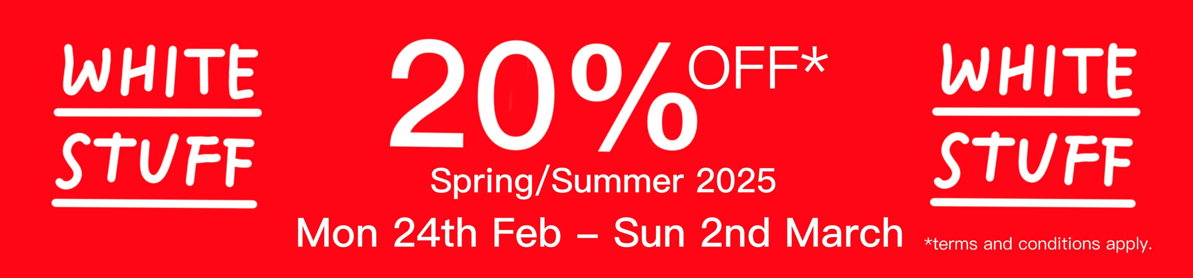 White Stuff 20% Sale