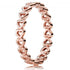 Pandora Rose Band of Hearts Ring