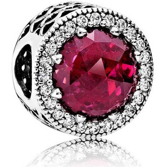 Pandora Sparkling Cerise Pink Charm