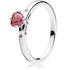 Pandora Sparkling Red Heart Ring