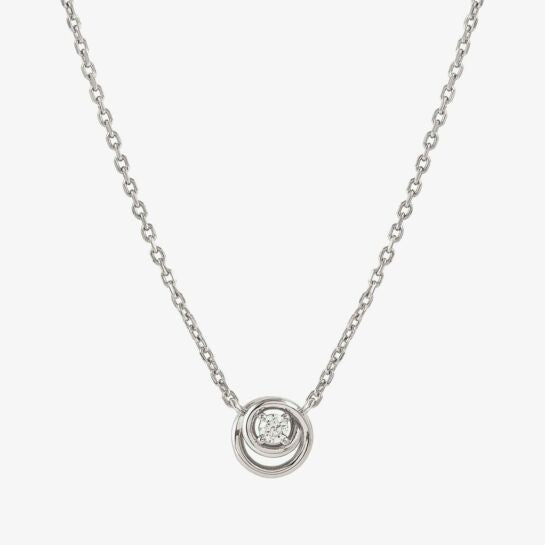 Nomination  Cosmic Love Circle Silver Necklace