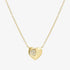 Nomination Gold Heart Petit Sparkle Necklace