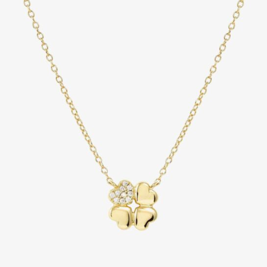 Nomination Gold Clover Petit Sparkle Necklace