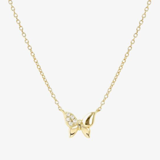 Nomination Gold Butterfly Petit Sparkle Necklace