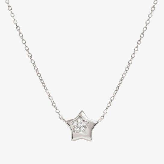 Nomination Silver Star Petit Sparkle Necklace