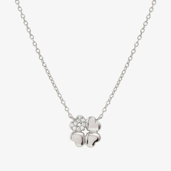 Nomination Silver Clover Petit Sparkle Necklace