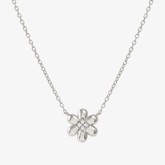 Nomination Silver Flower Petit Sparkle Necklace