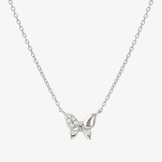 Nomination Silver Butterfly Petit Sparkle Necklace