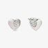 Nomination Silver Heart Petit Sparkle Earrings