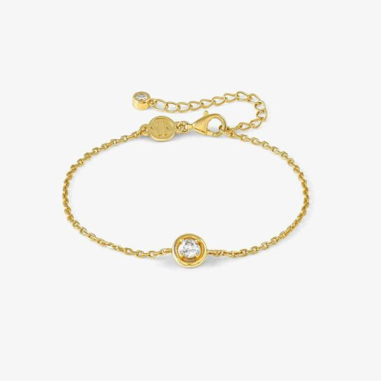 Nomination Cosmic Love Circle Gold Bracelet